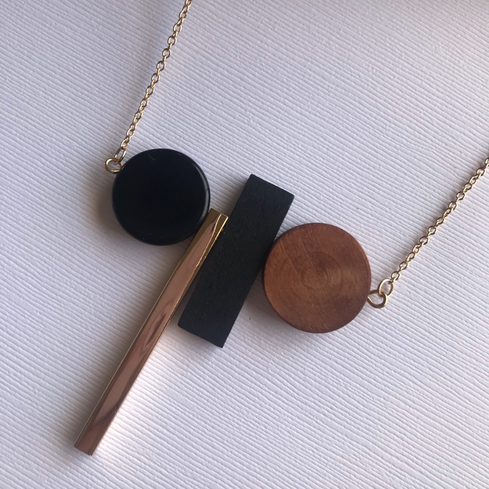 Long Wooden Necklace